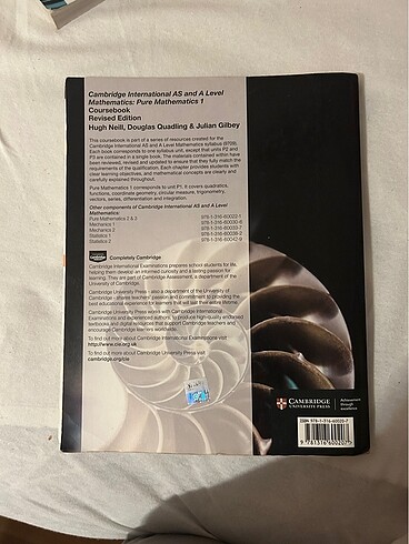 Cambridge AS & A Level Pure Mathematics 1