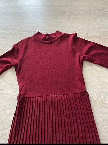 38 Beden bordo Renk Triko elbise