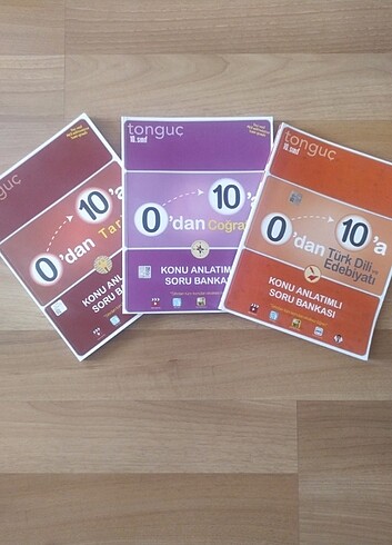 Tonguç 10.sınıf 0'DAN 10'A SÖZEL set