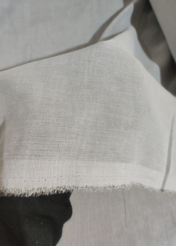 Açık gri Bohem Tarzı Düz fon Perde - Görsel 6