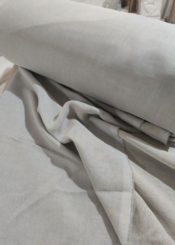 Açık gri Bohem Tarzı Düz fon Perde - Görsel 3