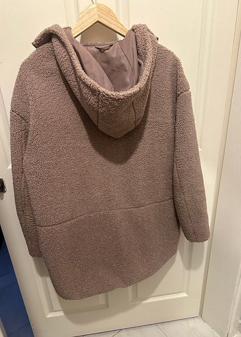 Bej Fermuarlı Kadın Polar Ceket - Görsel 4