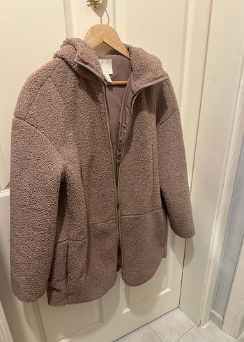 Bej Fermuarlı Kadın Polar Ceket - Görsel 2