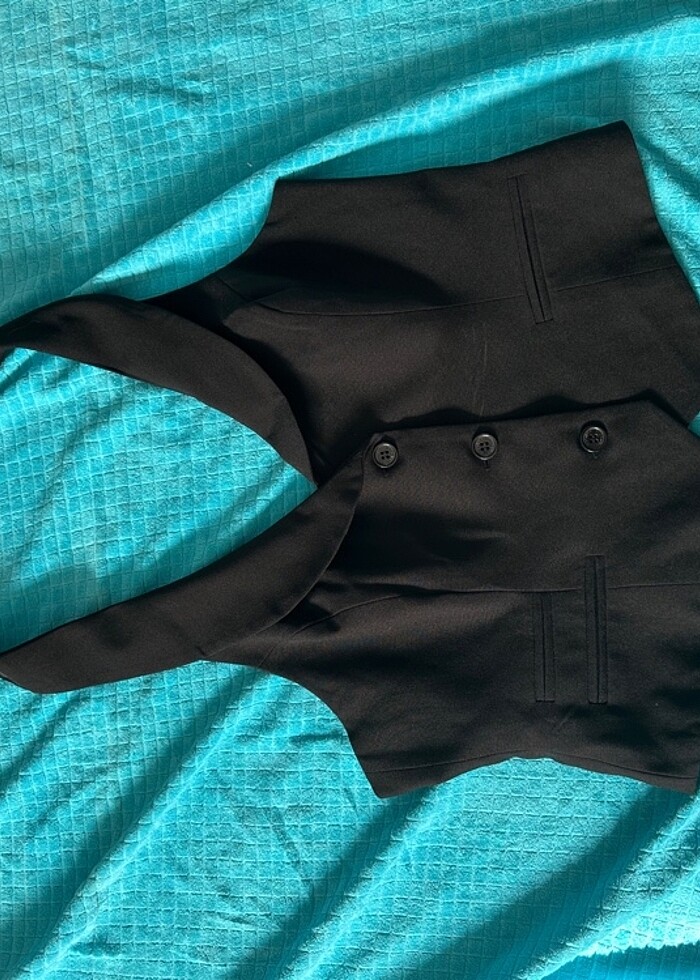 Yelek boyundan bağlamalı - Görsel 2