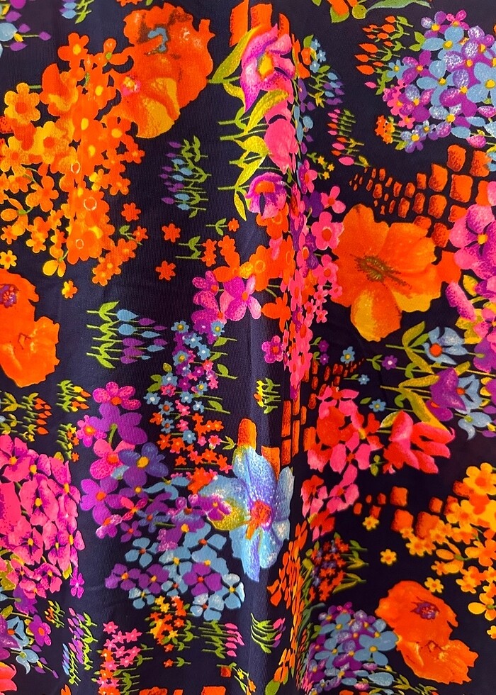 Renkli elbise - Görsel 4