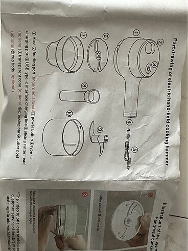 Şarjlı pratik doğrayıcı - Görsel 7