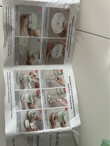 Şarjlı pratik doğrayıcı - Görsel 8