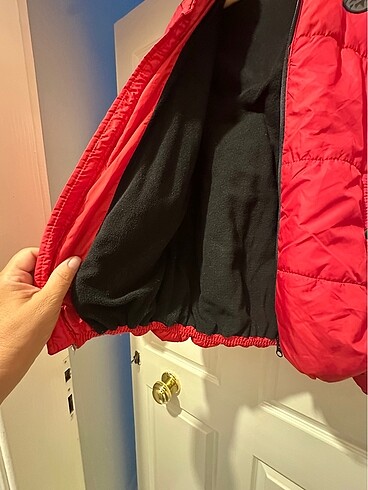 Kırmızı mont - Görsel 6