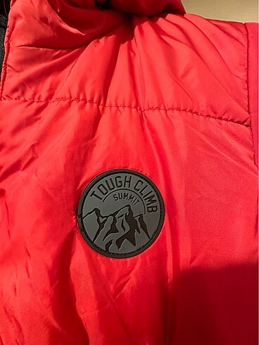 Kırmızı mont - Görsel 9