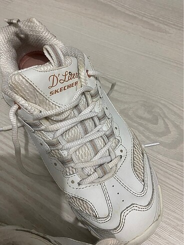 38,5 Beden beyaz Renk Skecerhs delitez ayakkabı