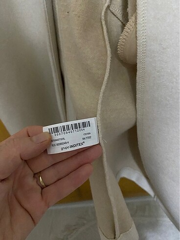 xl Beden ten rengi Renk Zara kabak ekru renk yeni