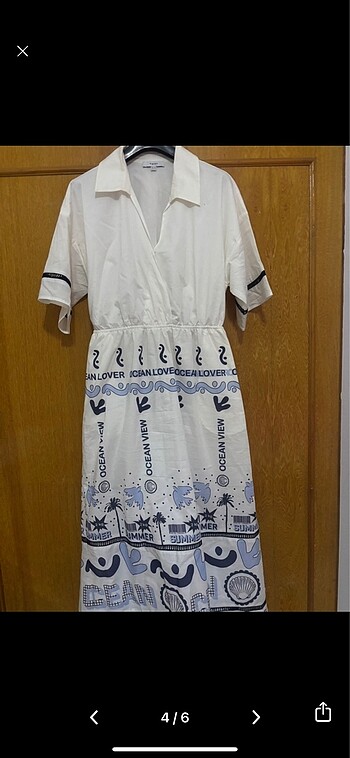 40 Beden Twist elbise yeni