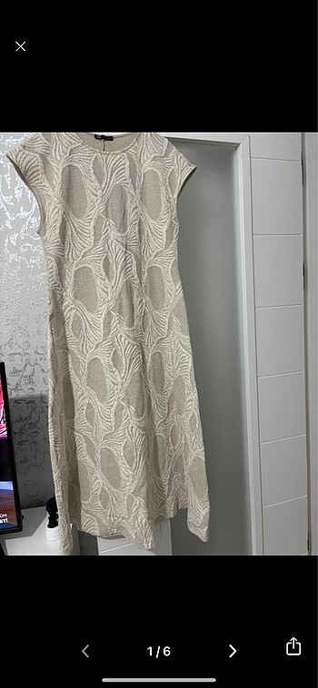 Zara yumuşak dokulu elbise yeni