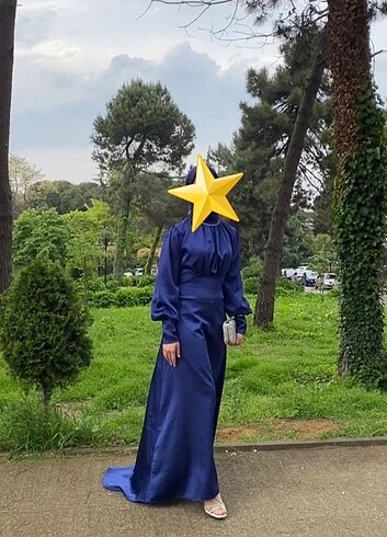 s Beden lacivert Renk Tesettür abiye