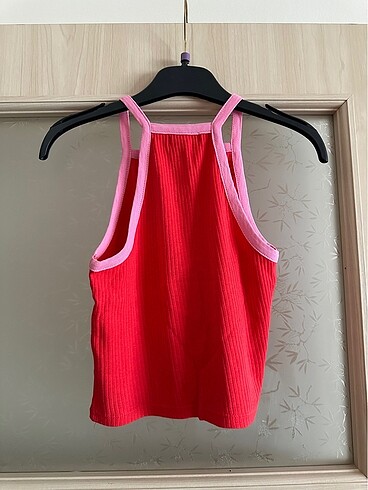 s Beden kırmızı Renk Bershka crop