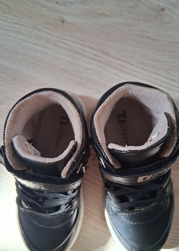 28 Beden Siyah Kız Çocuk Spor Ayakkabı Velcro