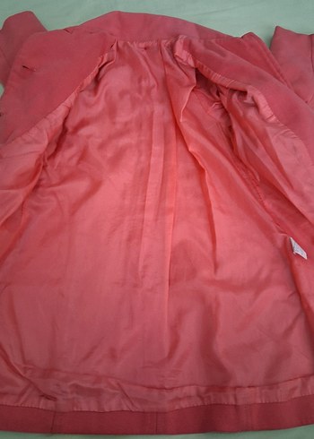 Çok Renkli Kız Çocuk Palto - Görsel 3