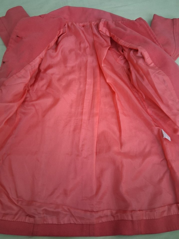 Çok Renkli Kız Çocuk Palto - Görsel 3