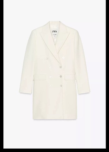 m Beden beyaz Renk Zara Kaban-Blazer