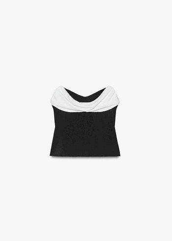 l Beden siyah Renk Straplez top