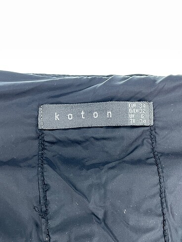 34 Beden siyah Renk Koton Mont %70 İndirimli.