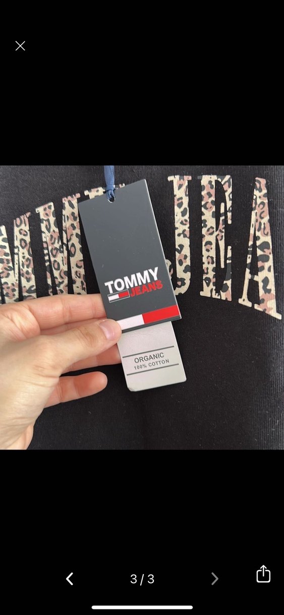 Tommy Jeans Siyah Oversize Sweatshirt - Görsel 3