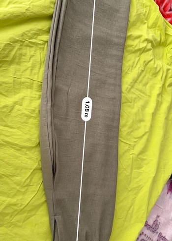 Pliseli Keten Kadın Pantolon - Görsel 7