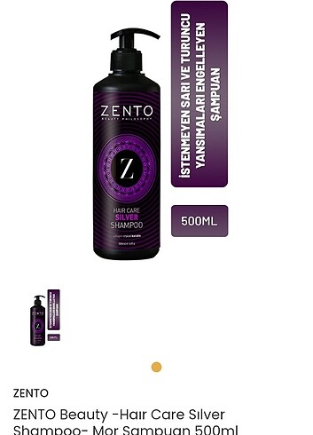 HAİR CARE SİLVER MOR SHAMPOO
