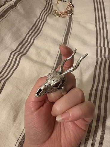 Boynuz Gotik Yüzük - Görsel 3