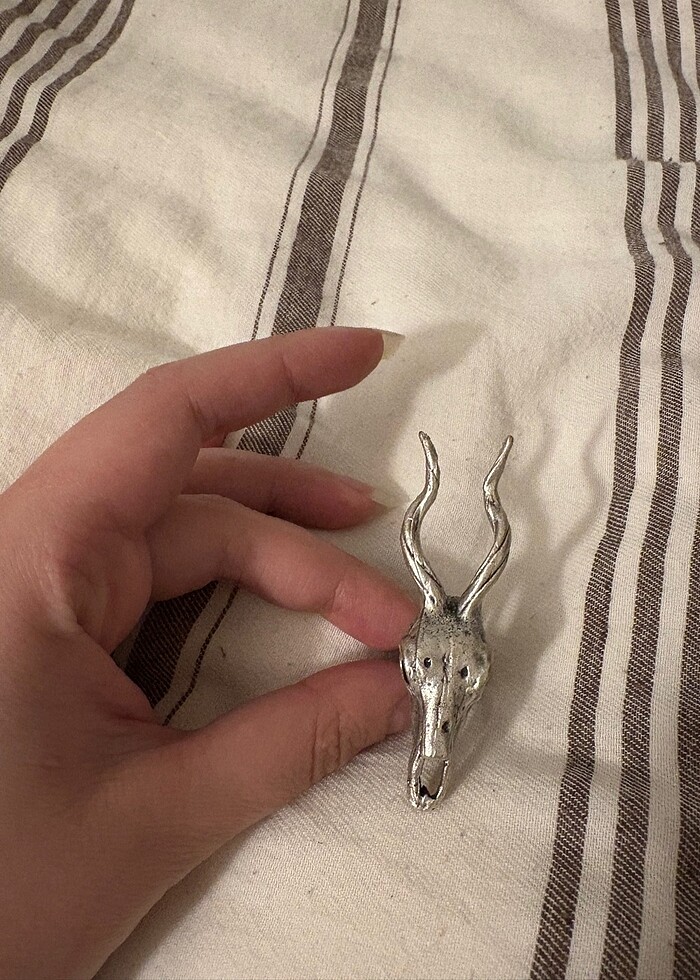 Boynuz Gotik Yüzük - Görsel 2