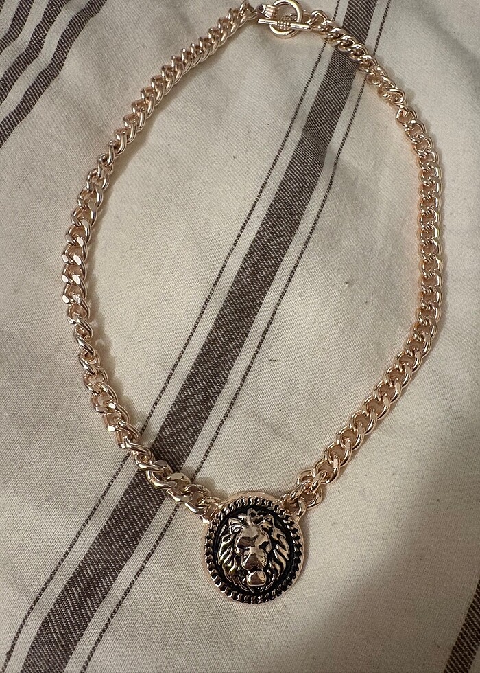 Aslan Başlı Kolye - Görsel 3