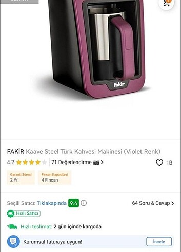 Kahve Makinesi 