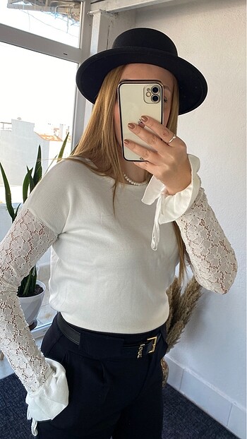 Kol Detaylı Bluz - Görsel 6