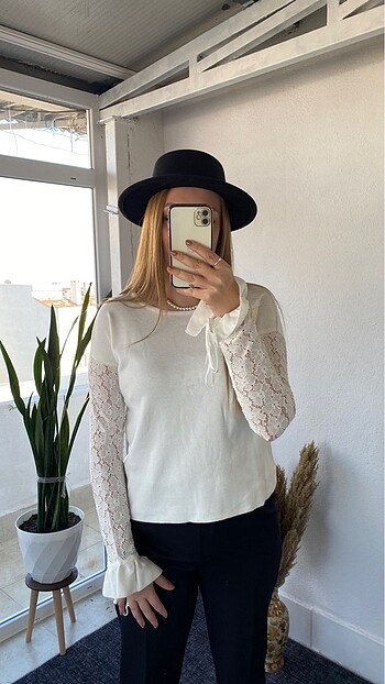 Kol Detaylı Bluz - Görsel 5