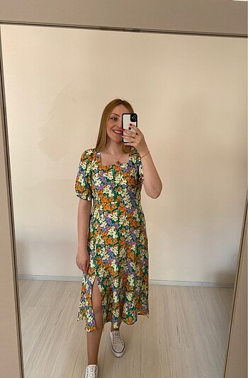 Çiçekli elbise - Görsel 5