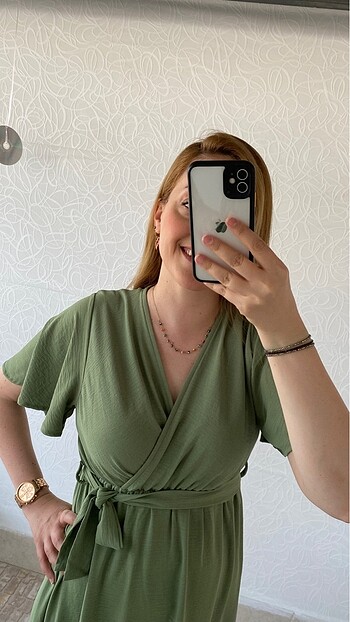 Yeşil Kruvaze Yaka - Görsel 5