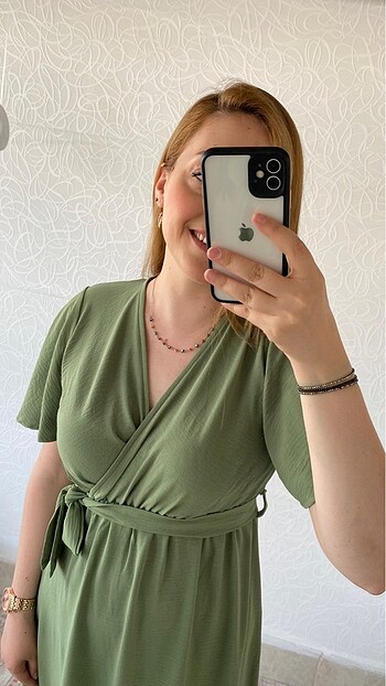 Yeşil Kruvaze Yaka - Görsel 6