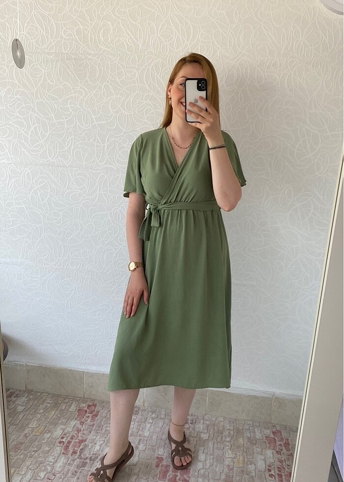 Yeşil Kruvaze Yaka - Görsel 2