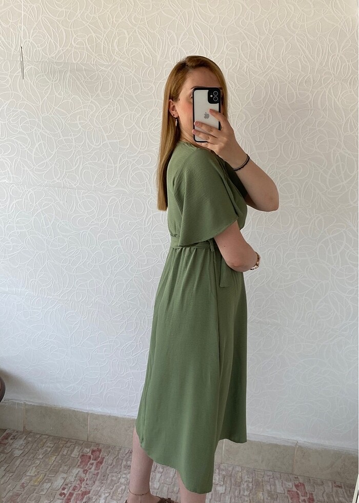 Yeşil Kruvaze Yaka - Görsel 3