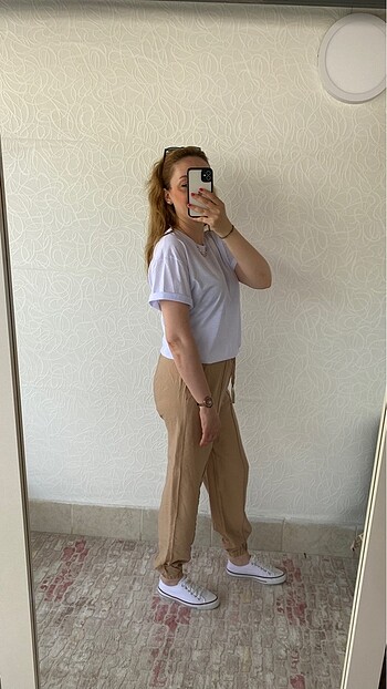 Bilek lastikli pantolon - Görsel 3