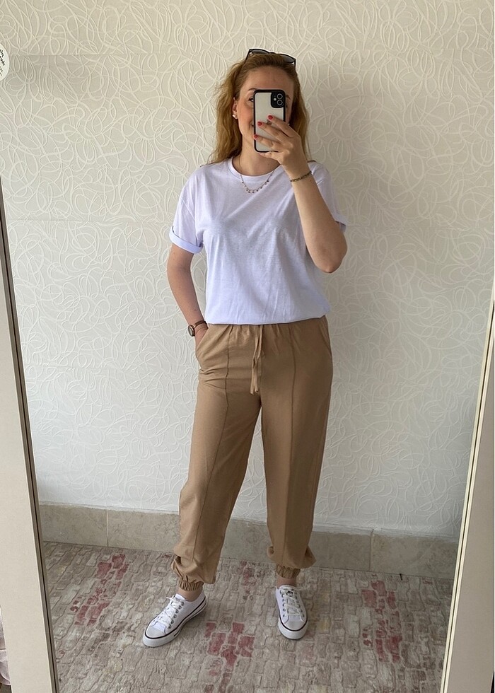 Bilek lastikli pantolon - Görsel 2