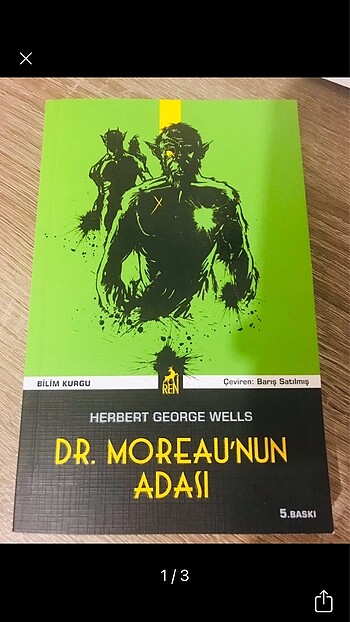 Dr Moreau ?nun adası kitap bilimkurgu Moreau?nun