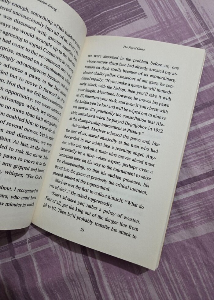 the royal game stefan zweig İngilizce - Görsel 3