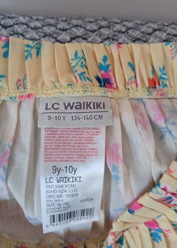 LC Waikiki Pilili Bohem çiçekli etek pantolon