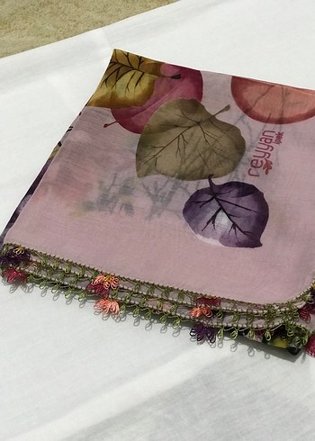 Çeyizlik Eşarp iğne oyası - Görsel 3