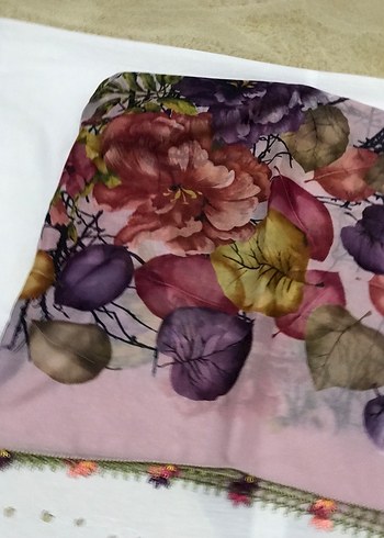 Çeyizlik Eşarp iğne oyası - Görsel 6