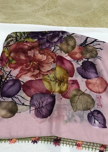 Çeyizlik Eşarp iğne oyası - Görsel 5