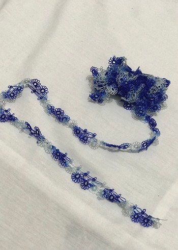 Mekik oyası eşarp için Oya - Görsel 4