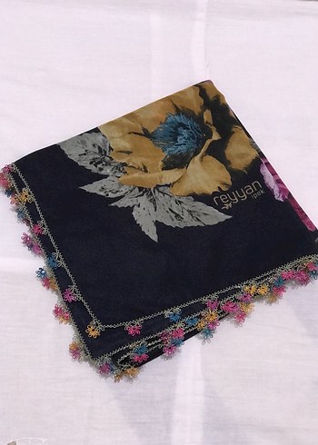 Çeyizlik Eşarp iğne oyası - Görsel 2