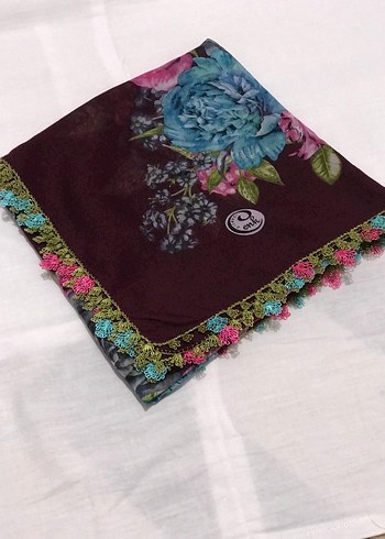 Çeyizlik Eşarp iğne oyası - Görsel 4